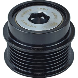 Pulley for Denso 021040-2570 63.300 mm OD, Number of Grooves 6 206-52043