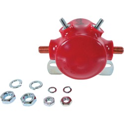 Continuous Duty Solenoid Snow Plow Winch 12 Volt 4 Termm Rubber Coated 100 AMP