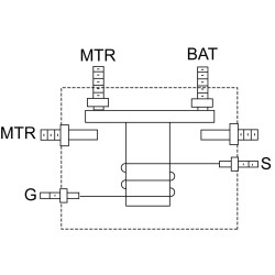 Solenoid Remote 24 Volt 6 Terminal Replaces 15-326 13521 24402 SO-51191