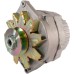 Alternator Tractor 1-Wire 63 Amp 10SI w Pulley for 5/8 Inch Wide Belt