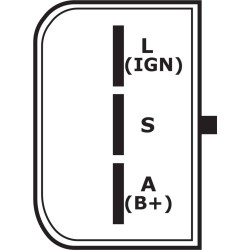 Alternator 5.4L 6.8L Ford F150 F250 F350 Pickup 1999-2001, Excursion 2000-2001