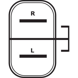 Alternator IR/EF, 24 Volt, 40 Amp for 1992-1994 Case 9050 w/MT-6022T A4T40286