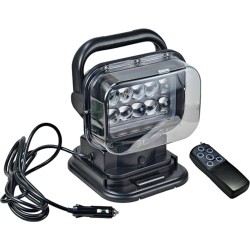J&N Work Light, 12/24V, LED, 3,750 Lumens, White, 7.3, Spot, Black Housing