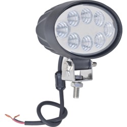 J&N Work Light, 12/24V, LED, 2,000 Lumens, White, 5.5, Flood