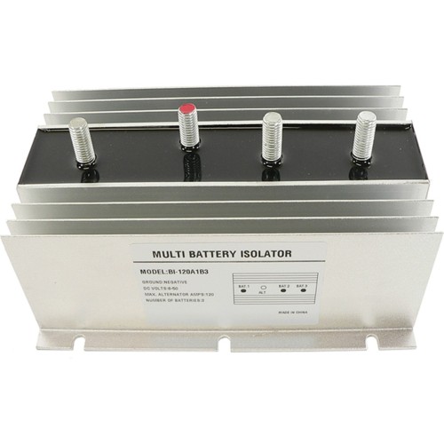 120 Amp Three Battery Multi Isolator - Marine RV EMS