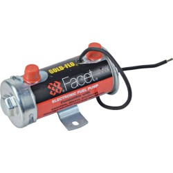 Cylindrical Solid State Fuel Pump 12V, 2.75-4PSI, 24 Min Dry Lift, 34 GPH