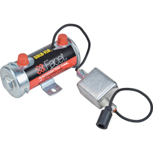 Cylindrical Solid State Fuel Pump 24V 4-5PSI 24 Min Dry Lift 32 GPH FPF-477883N