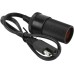 MotoBatt 1ft. 6in. 18AWG Cable Lead with Female Cigarette Socket MotoBatt 1ft. 6in. 18AWG Cable Lead with Female Cigarette Socket