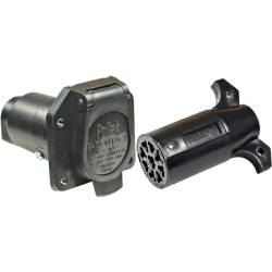 12-905P Pollak 9-Pole Trailer Plug & Socket Kit for Universal 12-905