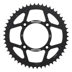 Supersprox Black Aluminum Sprocket, 50T, Chain Size 428, RAL-1204-50-BLK