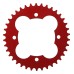 Supersprox Red Aluminum Sprocket, 38T, Chain Size 520, RAL-1350-38-RED Supersprox Red Aluminum Sprocket, 38T, Chain Size 520, RAL-1350-38-RED