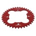 Supersprox Red Aluminum Sprocket, 38T, Chain Size 520, RAL-1350-38-RED Supersprox Red Aluminum Sprocket, 38T, Chain Size 520, RAL-1350-38-RED