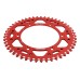 Supersprox Red Aluminum Sprocket, 49T, Chain Size 520, RAL-1512-49-RED Supersprox Red Aluminum Sprocket, 49T, Chain Size 520, RAL-1512-49-RED
