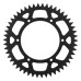 Supersprox Black Aluminum Sprocket, 50T, Chain Size 520, RAL-1512-50-BLK Supersprox Black Aluminum Sprocket, 50T, Chain Size 520, RAL-1512-50-BLK