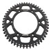 Supersprox Black Aluminum Sprocket, 50T, Chain Size 520, RAL-1512-50-BLK Supersprox Black Aluminum Sprocket, 50T, Chain Size 520, RAL-1512-50-BLK