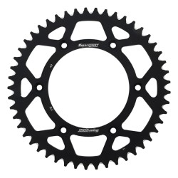 Supersprox Black Aluminum Sprocket, 49T, Chain Size 520, RAL-210-49-BLK