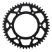 Supersprox Black Aluminum Sprocket, 49T, Chain Size 520, RAL-210-49-BLK Supersprox Black Aluminum Sprocket, 49T, Chain Size 520, RAL-210-49-BLK