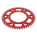 Supersprox Red Aluminum Sprocket, 49T, Chain Size 520, RAL-210-49-RED Supersprox Red Aluminum Sprocket, 49T, Chain Size 520, RAL-210-49-RED