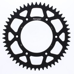 Supersprox Black Aluminum Sprocket, 51T, Chain Size 520, RAL-210-51-BLK