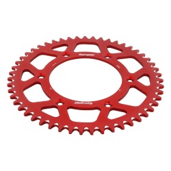 Supersprox Red Aluminum Sprocket, 51T, Chain Size 520, RAL-210-51-RED
