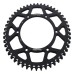 Supersprox Black Aluminum Sprocket, 50T, Chain Size 520, RAL-245-50-BLK Supersprox Black Aluminum Sprocket, 50T, Chain Size 520, RAL-245-50-BLK