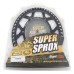 Supersprox Black Aluminum Sprocket, 50T, Chain Size 520, RAL-245-50-BLK Supersprox Black Aluminum Sprocket, 50T, Chain Size 520, RAL-245-50-BLK