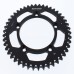 Supersprox Black Aluminum Sprocket, 46T, Chain Size 420, RAL-4-46-BLK Supersprox Black Aluminum Sprocket, 46T, Chain Size 420, RAL-4-46-BLK