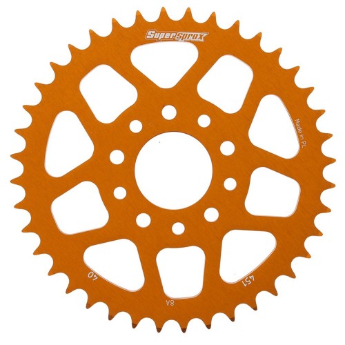 Supersprox Aluminum Sprocket Orange 40T-RAL-451-40-ORG for KTM SX 50 2010-2013