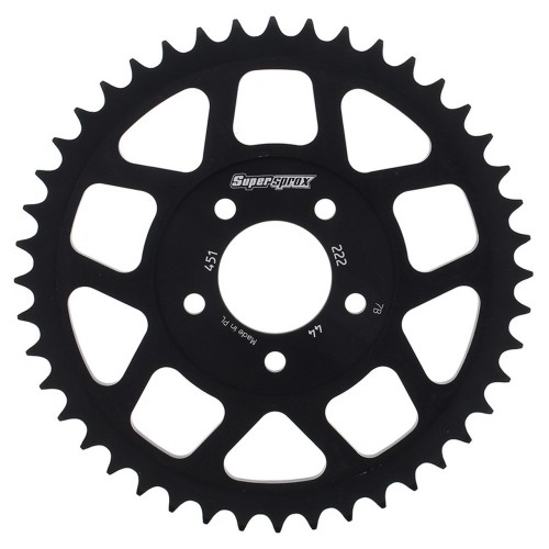 Supersprox Aluminum Sprocket Black 44T-RAL-451-44-BLK for KTM SX 50 2010-2013