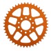 Supersprox Aluminum Sprocket Orange 44T-RAL-451-44-ORG for KTM SX 50 2010-2013 Supersprox Aluminum Sprocket Orange 44T-RAL-451-44-ORG for KTM SX 50 2010-2013