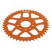 Supersprox Aluminum Sprocket Orange 44T-RAL-451-44-ORG for KTM SX 50 2010-2013 Supersprox Aluminum Sprocket Orange 44T-RAL-451-44-ORG for KTM SX 50 2010-2013
