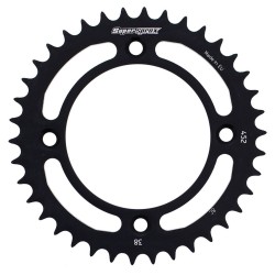 Supersprox Aluminum Sprocket Black 38T-RAL-452-38-BLK for KTM SX 50 2014-2019