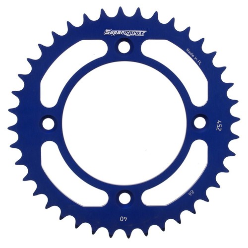 Supersprox Aluminum Sprocket Blue 40T-RAL-452-40-BLU for KTM SX 50 2014-2019