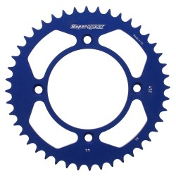 Supersprox Aluminum Sprocket Blue 44T-RAL-452-44-BLU for KTM SX 50 2014-2019