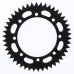 Supersprox Black Aluminum Sprocket, 46T, Chain Size 420, RAL-455-46-BLK Supersprox Black Aluminum Sprocket, 46T, Chain Size 420, RAL-455-46-BLK