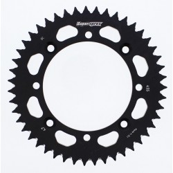 Supersprox Aluminum Sprocket Black 47T-RAL-455-47-BLK for Kawasaki KX65 2000-2019