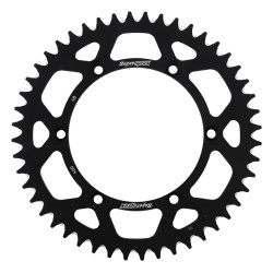 Supersprox Black Aluminum Sprocket, 48T, Chain Size 520, RAL-460-48-BLK