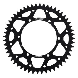 Supersprox Black Aluminum Sprocket, 52T, Chain Size 520, RAL-460-52-BLK