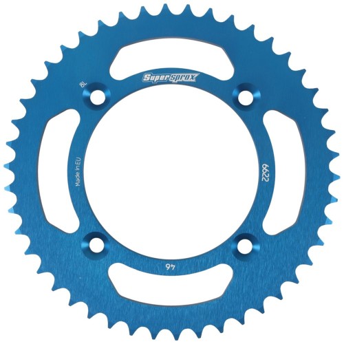 Supersprox Aluminum Sprocket Blue 46T-RAL-6622-46-BLU for Yamaha YZ65 18