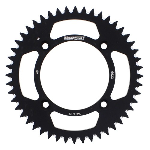Supersprox Aluminum Sprocket Black 48T-RAL-6622-48-BLK for Yamaha YZ65 18