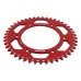 Supersprox Red Aluminum Sprocket, 45T, Chain Size 520, RAL-8000-45-RED Supersprox Red Aluminum Sprocket, 45T, Chain Size 520, RAL-8000-45-RED