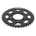 Supersprox Black Aluminum Sprocket, 38T, Chain Size 420, RAL-801-38-BLK Supersprox Black Aluminum Sprocket, 38T, Chain Size 420, RAL-801-38-BLK