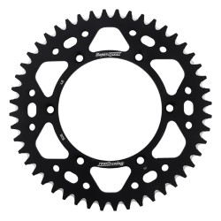 Supersprox Black Aluminum Sprocket, 48T, Chain Size 520, RAL-808-48-BLK