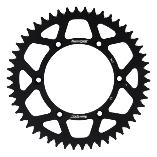 Supersprox Black Aluminum Sprocket, 50T, Chain Size 520, RAL-808-50-BLK