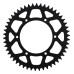 Supersprox Black Aluminum Sprocket, 50T, Chain Size 520, RAL-808-50-BLK Supersprox Black Aluminum Sprocket, 50T, Chain Size 520, RAL-808-50-BLK