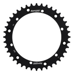 Supersprox Black Aluminum Sprocket, 40T, Chain Size 520, RAL-853-40-BLK