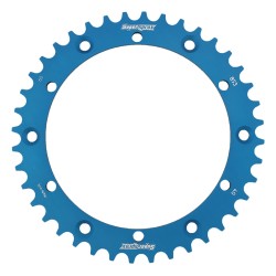 Supersprox Blue Aluminum Sprocket, 40T, Chain Size 520, RAL-853-40-BLU