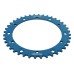 Supersprox Blue Aluminum Sprocket, 40T, Chain Size 520, RAL-853-40-BLU Supersprox Blue Aluminum Sprocket, 40T, Chain Size 520, RAL-853-40-BLU