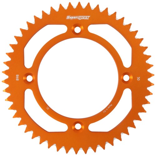 Supersprox Aluminum Sprocket Orange 50T-RAL-898-50-ORG for KTM SX 85 2003-2019