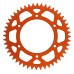 Supersprox Orange Aluminum Sprocket, 48T, Chain Size 520, RAL-990-48-ORG Supersprox Orange Aluminum Sprocket, 48T, Chain Size 520, RAL-990-48-ORG